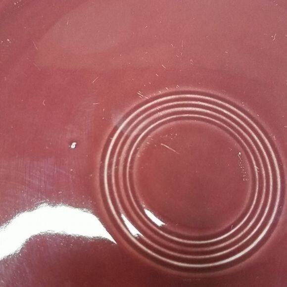 Fiestaware Fiesta CERAMIC Salad Plate Dish CONTAINER Claret 7.25" - Picture 6 of 8